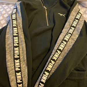 Black PINK VS Half Zip Sweatshirt
